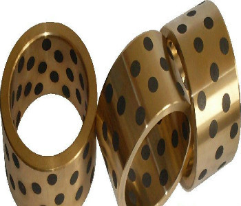 Buy Sliding Brass Graphite Bronze Bushing , Customized Self Lubricating Bearing at wholesale prices