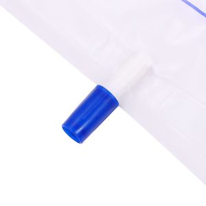 Medical-Grade PVC Urine Bag with Push-Pull Drain Valve 2000ml Leakproof for