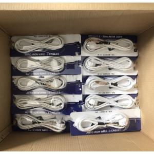 3 Prong Cotton Braided Power Cord Rated Voltage 250v Grounding Standard