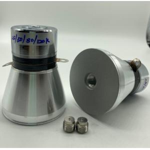China 80mm Ultrasonic Piezoelectric Transducer 25/50/80/120k Four Frequency on sale