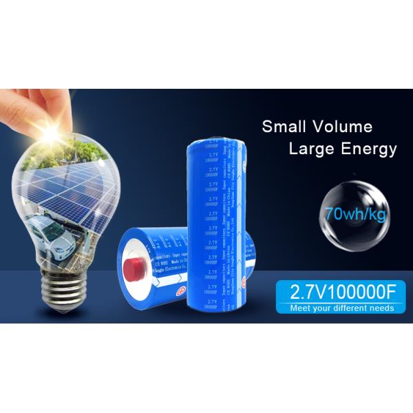 Double Electric Layer Farad Capacitors Battery 2.7V 100000F For Home Energy System