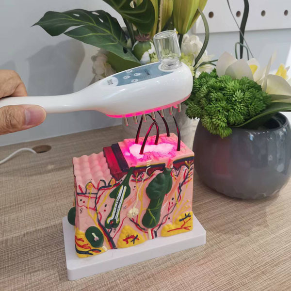 Close-up of Hair Regeneration technology