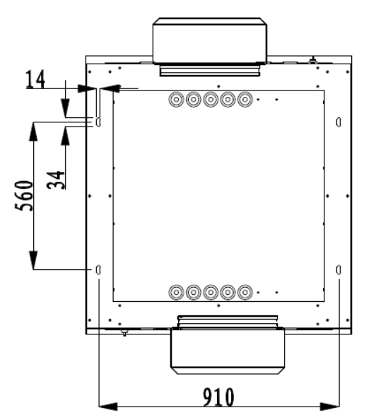 IP65 Insulated Outdoor Telecom Enclosure With DC48V Cooling System / Base Station Cabinet