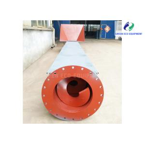 Carbon Steel Feed Screw Conveyor 0~45° Tilting Angle Easy Operation