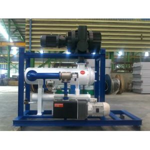 China Wound Core Vacuum Annealing Furnace with 1000X1000mm Clamp Plate Size 22t Clamp Force and 250X1650mm Min Max Clamp Plate Stroke on sale