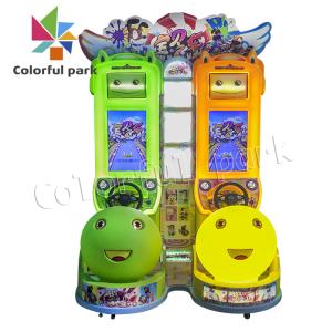 2 Players Arcade Car Game Machine Fiberglass Material