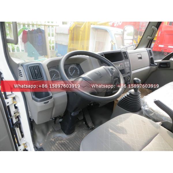 Double Row Cabin Mini Light JMC Carrying Plus 4 Tons Dump Truck Light Tipper Car for Sales