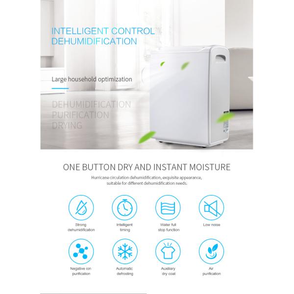 Portable 46 Pints 220V Parkoo Dehumidifier For Living Room