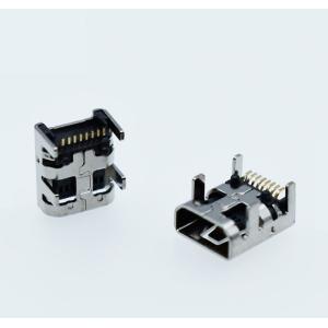 8pin Right Angle Female Jack DIP Micro Usb Charging Socket