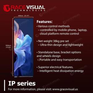 Ultra-Slim I-Poster Display with 3840Hz Refresh Rate and Multi-Screen Splicing