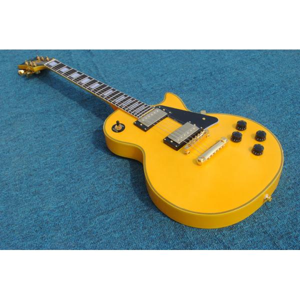Dark yellow LP Custom Electric Guitar, lp guitar direct from factory All color are Available, Some countries Free Shippi