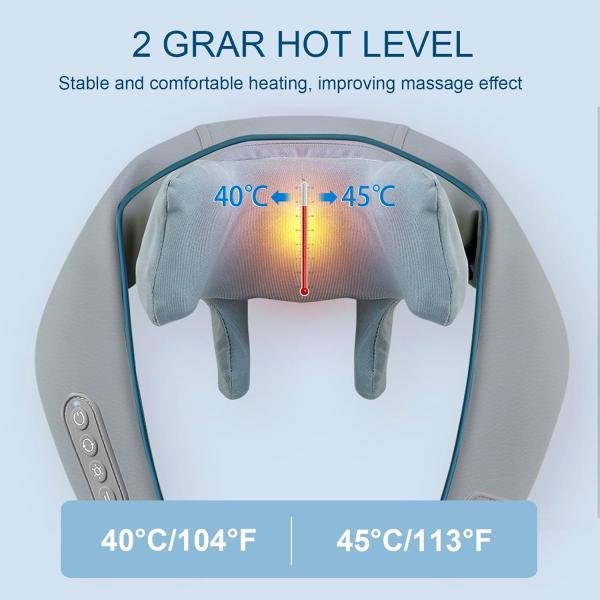 Electric Vibration Neck and Shoulder Massager Pulse Massager Kneading Shoulder Massager