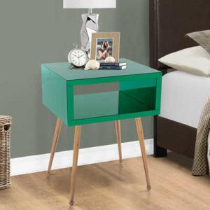Green Mirror 15.75inch height Coffee Bedside Table Nightstand