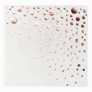 Thick Scented Paper Napkin Tissue Disposable With Rose Golden Dot