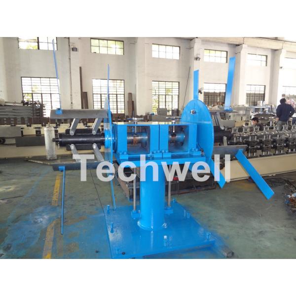 Accessories Of Cold Roll Forming Machine , Manual Double Head Hydraulic Uncoiler