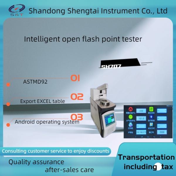 ASTM D92 Automatic intelligent open flash point tester, electronic ignition,