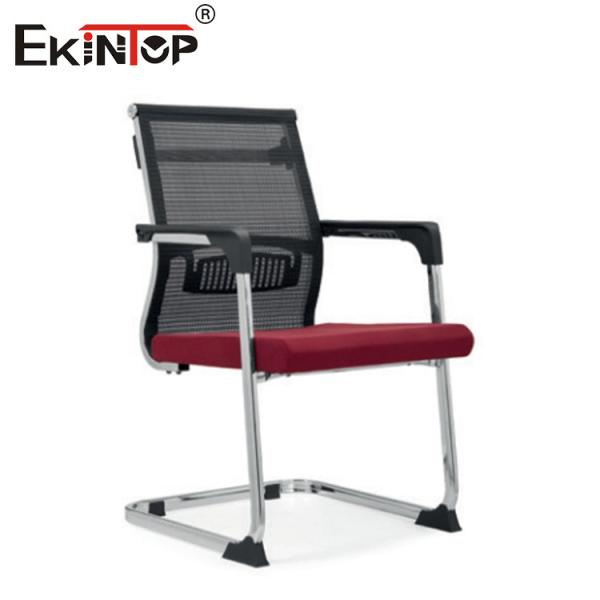 Buy Ergonomic Office Chair With Mesh Material Metal Base Fixed armrest at wholesale prices