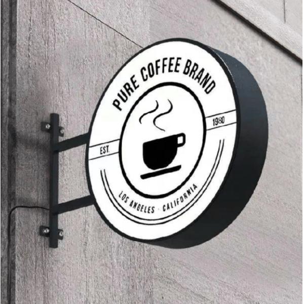 Double-sided luminous light box customize shape color for shop light box energy saving