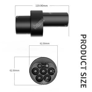 Olink Ev Adapter DC Type 2 to Tesla Plug Electric Cars Vehicle Charger Charging