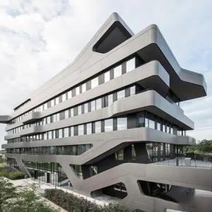 China PVDF Solid Aluminum Facade Panels Polyester Powder Coated 2000x4000mm on sale