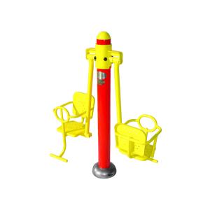 Quality outdoor playground galvanized steel swivel chair-ET-E06 for sale