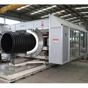 Fully Automatic Double Wall Corrugated Pipe Machine High Speed Extrusion Line