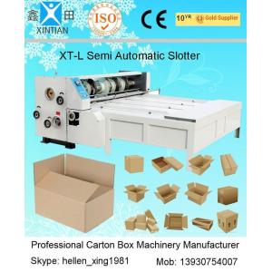 China Four Knives Slotting Carton Packing Machine Emergent With Clutch Of Paper Feeding on sale