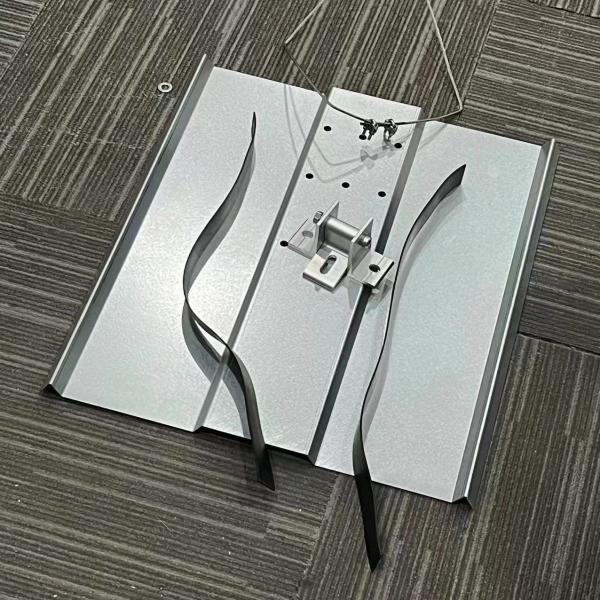 25-30 Years of Service Life Solar Railing Ballasted Roof Mounting System for Flat Roof