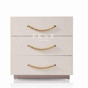 Deluxe Bedside Table Fashion 3 Drawer Bedside Nightstand  W005B11
