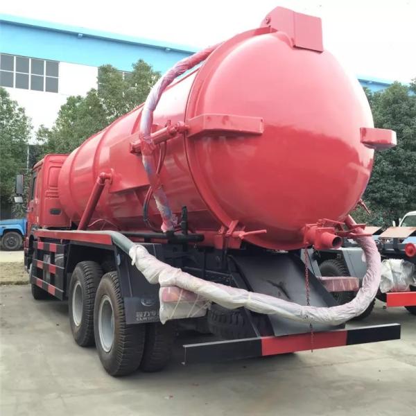95km/H 17CBM 6x4 Sewage Suction Truck With Italy Pto Pump