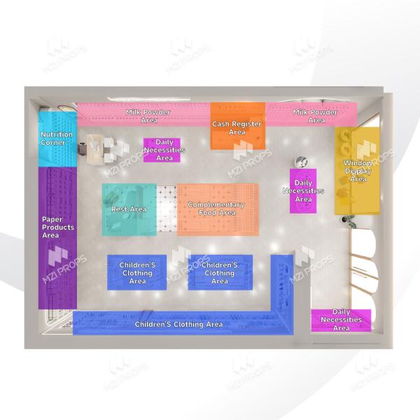 Buy 02-DSTXS Mom And Baby Store Zoning With Bean Paste Sweet Style at wholesale prices