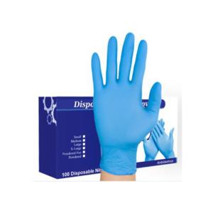 Medical Grade Blue Nitrile Exam Gloves
