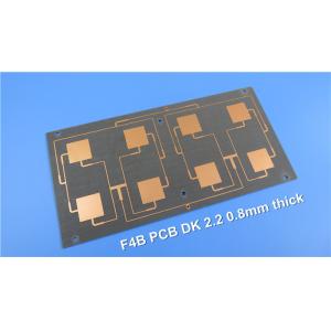 F4B High Frequency PCB PTFE RF PCB Built on 1.60mm thick with Immersion Gold, Silver, Tin and OSP