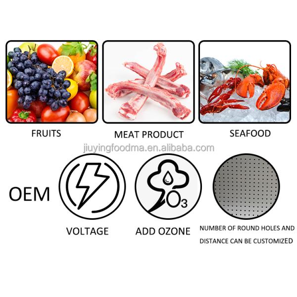 Jiuying 250L Single tank fruit and vegetable cleaning machine with full 304 stainless steel body