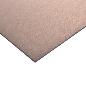 Scratch-resistant 2440mm Brushed Aluminum Composite Panel Waterproof