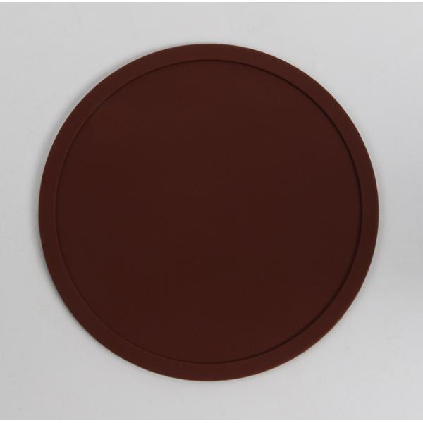 Customized Round Silicone Coaster Mats Pads for Table Decoration Accessories