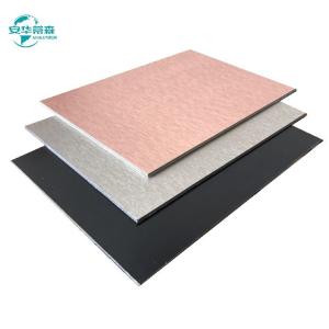 1220mm Brushed Aluminum Composite Panel For Indoor Decoration