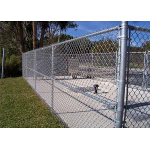 galvanized chain link fence(diamond wire mesh)/pvc coated chain link fence