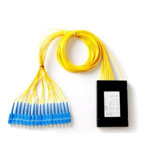 1*16 ABS BOX Fiber Optic PLC Splitter 1 TO 128 WAYS With SC/UPC Connectors