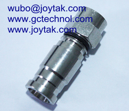 F Compression Connector F Male conenctor For RG6 Coax Cable Satellite TV connector