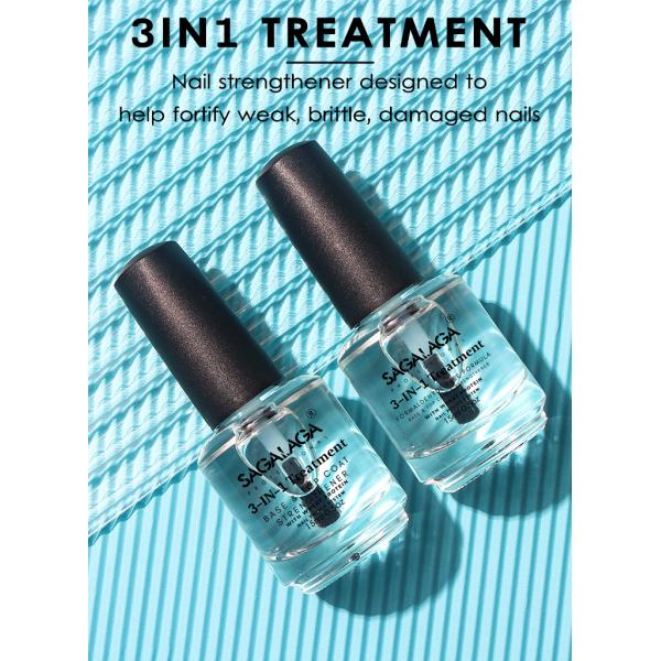 Thin Cracked and Damaged Nails Strengthener Hardener Treatment Repair Air Dry Clear Polish Base and Top Coat Wholesale Price