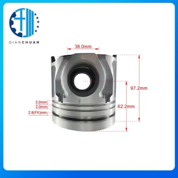 Piston 23411-4500 For Hyundai D4DD Diesel Engine Spare Parts