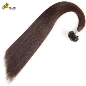Top Quality Natural Real Human U Tip Nail Hair Extensions