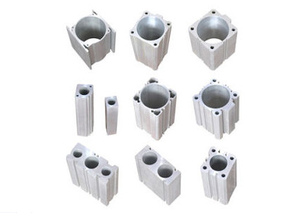 Buy Silvery Anodized Aluminium Industrial Profile Cylinder Shell DIN Standard at wholesale prices