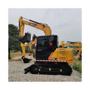 Second Hand SANY SY75C Excavator 40.9KW 210 Working Hours Good Working Condition