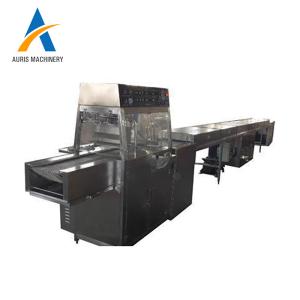 stainless steel Chocolate Enrobing Machine High Efficiency For Factory use