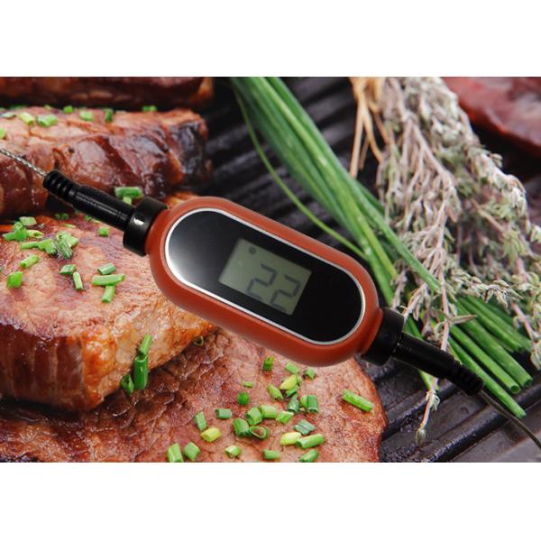 Buy Long Range Wireless Electronic Bbq Thermometer Bluetooth With Double Probe at wholesale prices