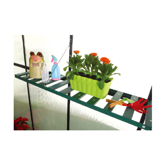 Buy L120 X W30cm Aluminum Greenhouse Hanging Shelves 1.0mm at wholesale prices