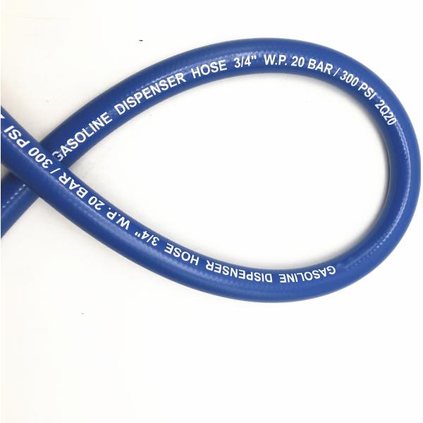 Buy NBR Rubber 28mm OD Fuel Dispensing Hose For Gasoline Station at wholesale prices