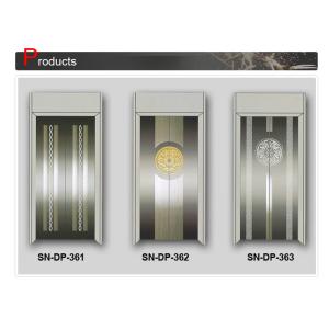 2000mm Hairline And Etching Elevator Door Panel 1.2mm Thickness